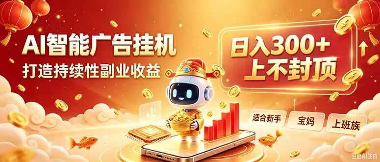告别手动干活!AI自动化,解锁线上被动收益-卓越网创