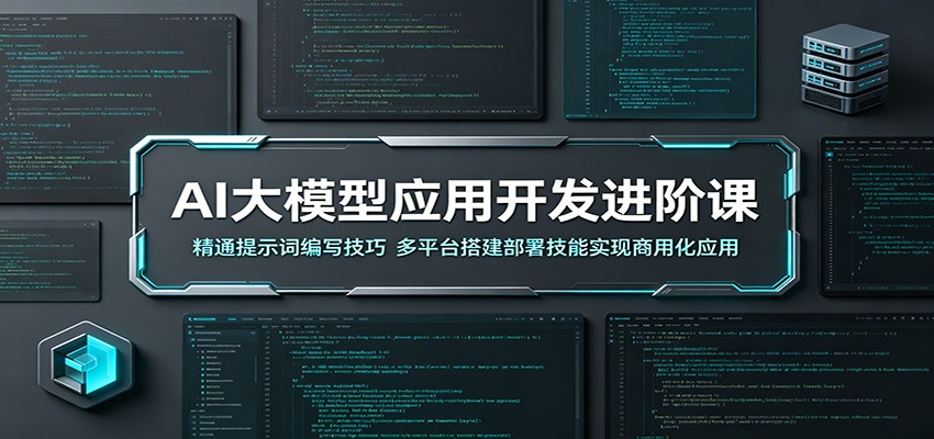 AI大模型应用开发进阶课:精通提示词编写技巧,多平台搭建部署技能实现商用化应用-卓越网创