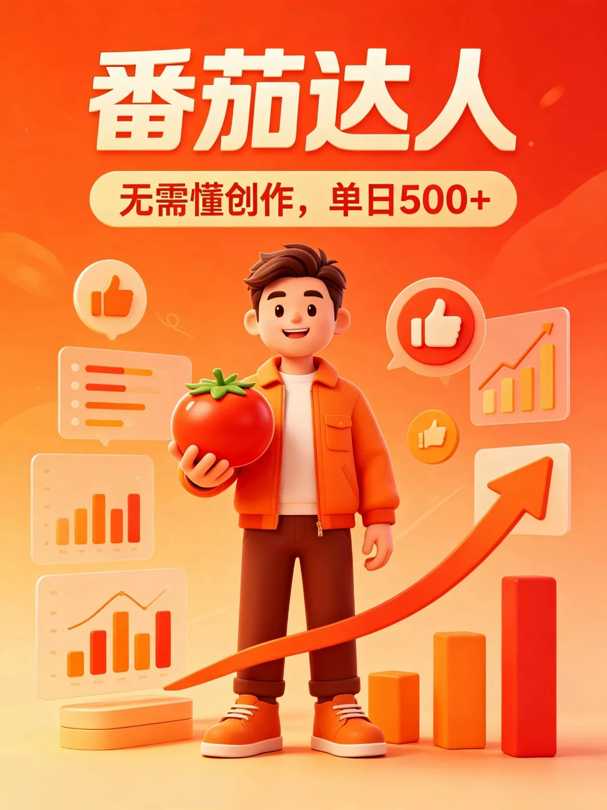 番茄小说达人全自动变现，普通人轻松日入500+-卓越网创