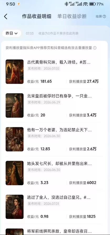 抖音AI历史漫画图文赛道：半小时更一条×AI出图×邪修过伙伴计划×日入300+，零成本快速入局