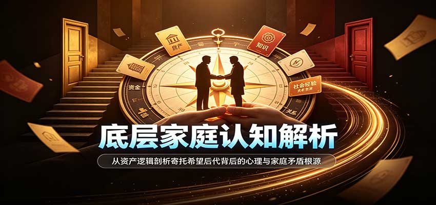 底层家庭认知解析:从资产逻辑剖析寄托希望后代背后的心理与家庭矛盾根源-卓越网创