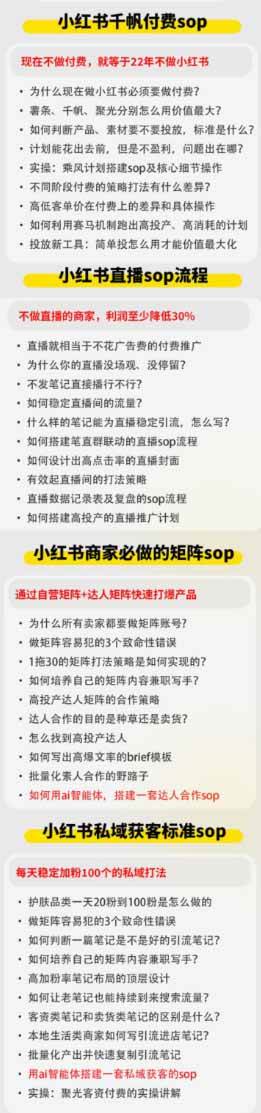 （19747期）小红书高利润AI经营课2026年7.18-20：起号+爆文+付费+达人+私域，利用AI与SOP实现团队人效翻倍增长