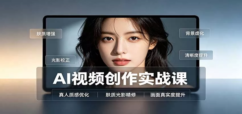 AI视频创作实战课：人物面部情绪调试，真人质感优化，提示词模板与变现方向-卓越网创