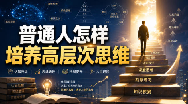 付费文章:普通人怎样培养高层次思维 付费文章:普通人怎样培养高层次思维