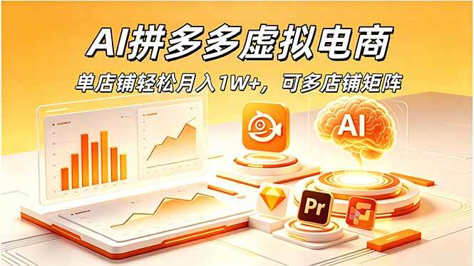 (18987期)AI拼多多虚拟电商,单店铺轻松月入1W+,可多店铺矩阵 (18987期)AI拼多多虚拟电商,单店铺轻松月入1W+,可多店铺矩阵