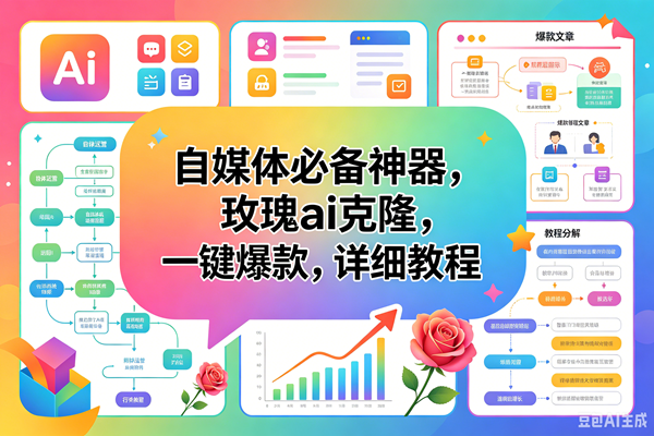 (18598期)玫瑰克隆工具,一键ai神器,爆款工具,自媒体必备,60多个功能,详细教程 (18598期)玫瑰克隆工具,一键ai神器,爆款工具,自媒体必备,60多个功能,详细教程