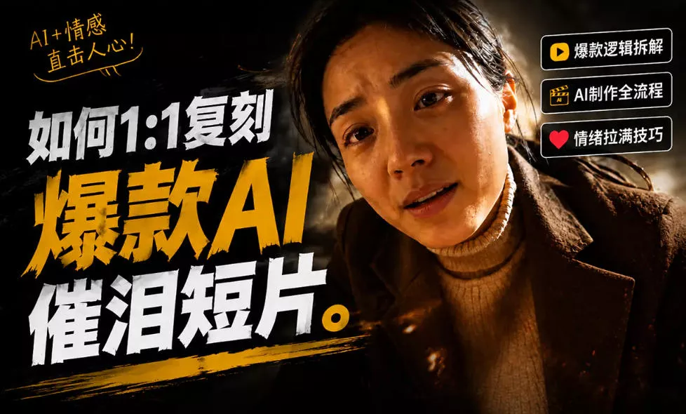 豆包+Gemini生成真人AI短剧-拆解复刻百万爆款第一人称短片,一站式讲透爆款复刻全流程-卓越网创