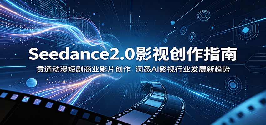 Seedance2.0影视创作指南:贯通动漫短剧商业影片创作,洞悉AI影视行业发展新趋势-卓越网创