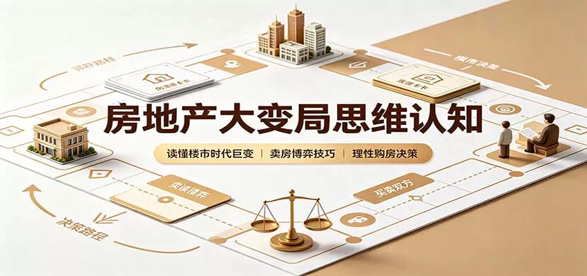 房地产大变局思维认知：读懂楼市时代巨变，卖房博弈技巧，理性购房决策-卓越网创
