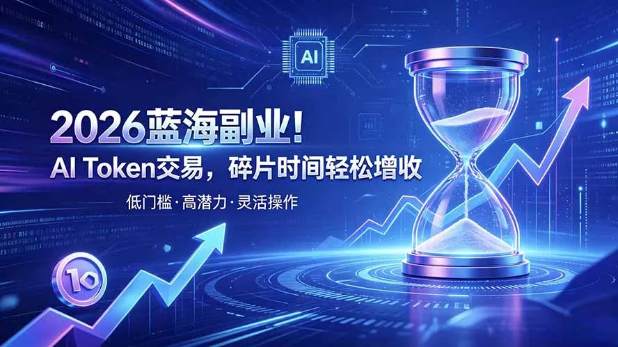 AI Token算力赛道！普通人可入局的数字副业-卓越网创