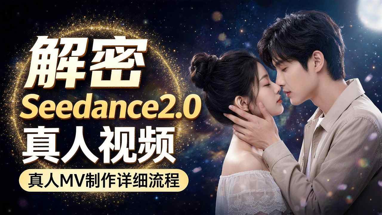 Seedance 2.0解密教程：零基础制作真人MV全流程-卓越网创