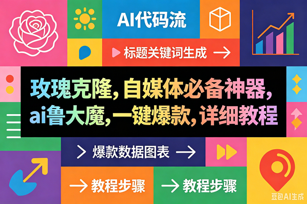 （18463期）玫瑰克隆神器，一键ai大魔，爆款工具，自媒体必备，60多个功能的详细教程-卓越网创