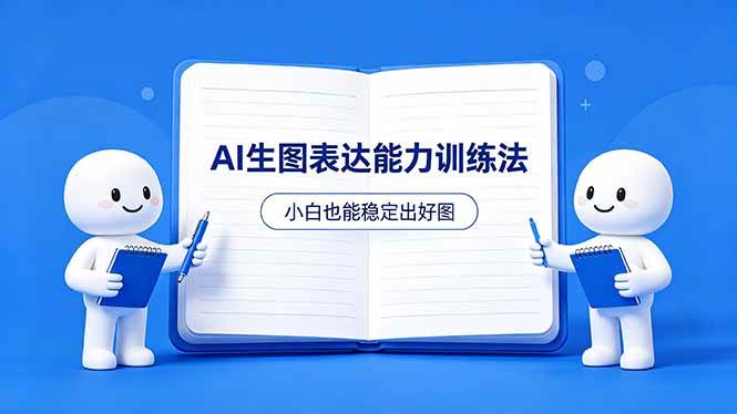 （18377期）AI生图不是做漂亮图，而是表达能力。这套方法让小白也能稳定出好图-卓越网创