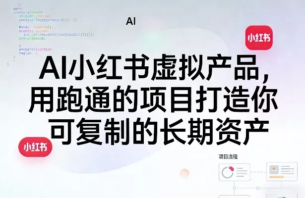 AI小红书虚拟产品,用跑通的项目打造你可复制的长期资产(更新0712) AI小红书虚拟产品,用跑通的项目打造你可复制的长期资产(更新0712)