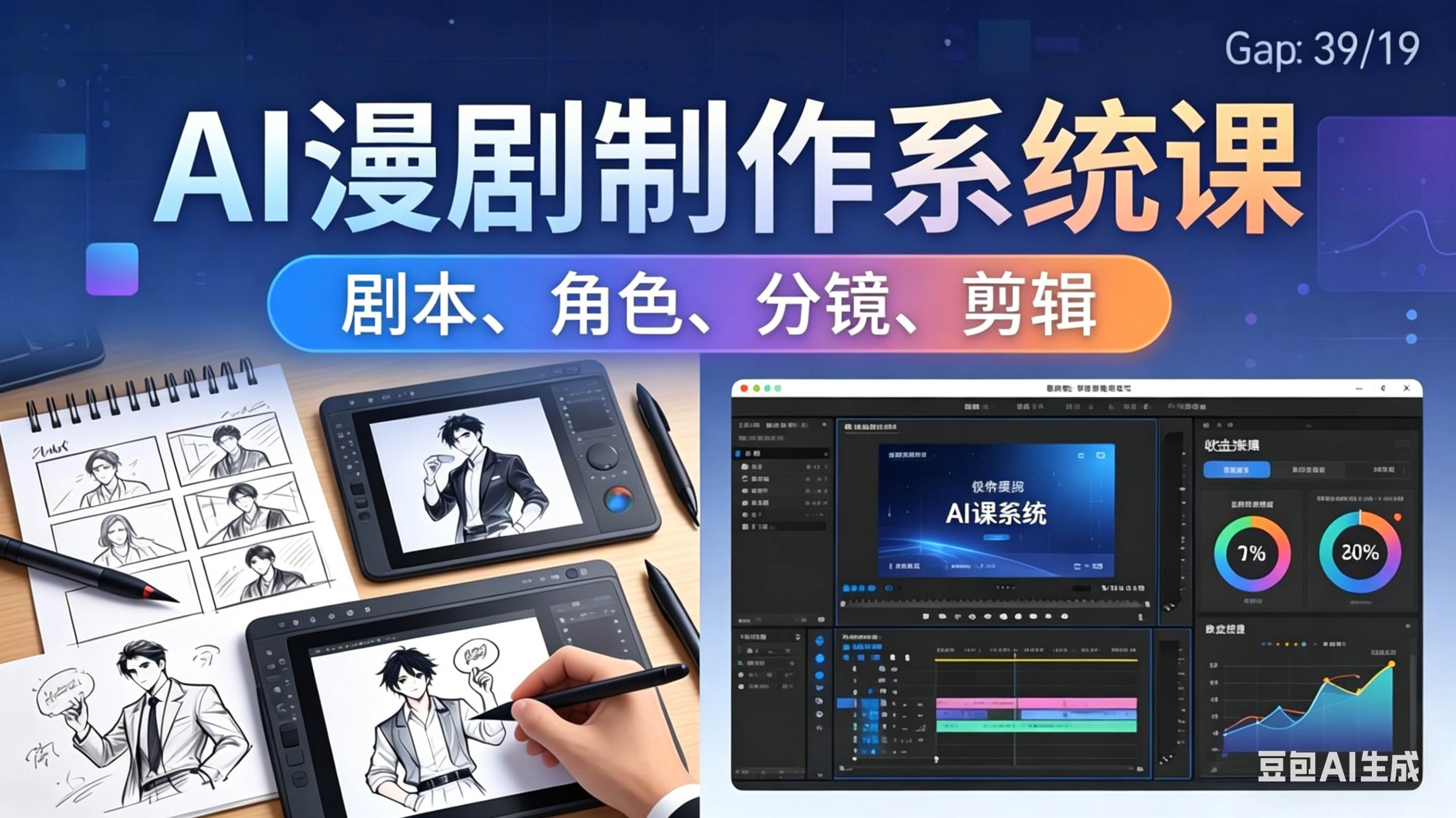 (18006期)AI漫剧制作系统课:0基础从0到1学会AI制作,掌握剧本、角色、分镜、剪辑全套技能,轻松做号变现 (18006期)AI漫剧制作系统课:0基础从0到1学会AI制作,掌握剧本、角色、分镜、剪辑全套技能,轻松做号变现