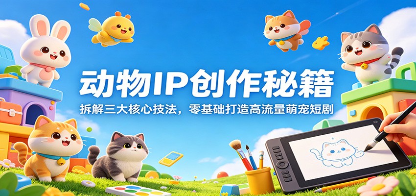 动物IP创作秘籍:拆解三大核心技法,零基础打造高流量萌宠短剧 动物IP创作秘籍:拆解三大核心技法,零基础打造高流量萌宠短剧