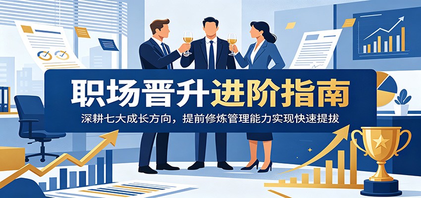 职场晋升进阶指南:深耕七大成长方向,提前修炼管理能力实现快速提拔 职场晋升进阶指南:深耕七大成长方向,提前修炼管理能力实现快速提拔