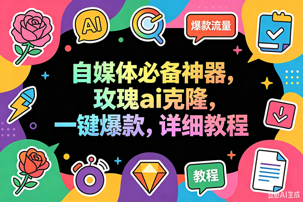 (18563期)玫瑰克隆工具,一键ai神器,爆款工具,自媒体必备,60多个功能详细教程 (18563期)玫瑰克隆工具,一键ai神器,爆款工具,自媒体必备,60多个功能详细教程