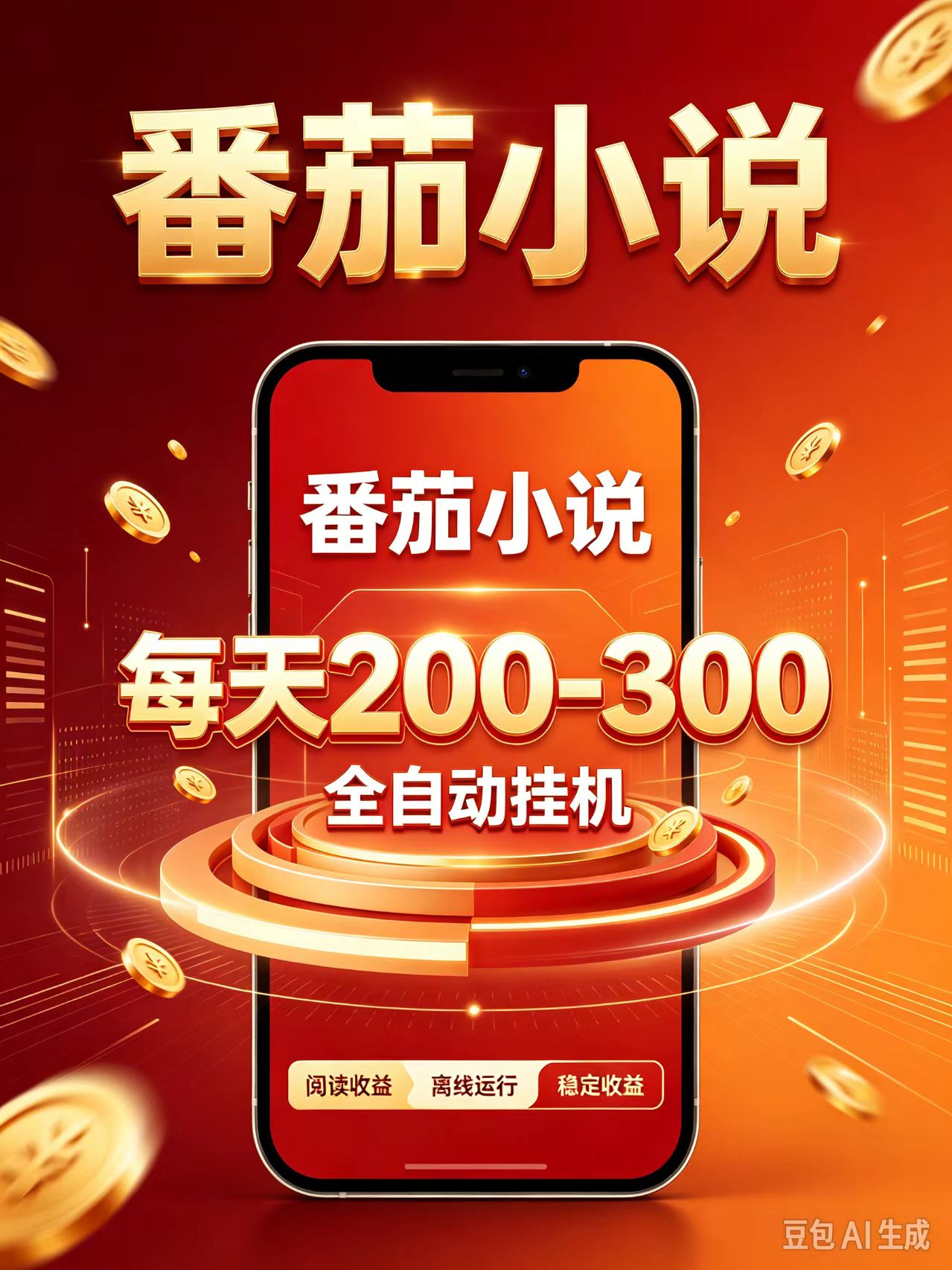 门槛极低的番茄全自动小说，日入200-300，项目非常火爆-卓越网创