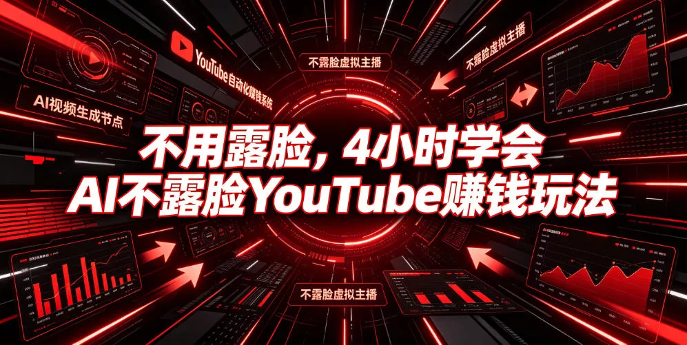不用露脸,4小时学会AI不露脸YouTube賺钱玩法【原创双语字幕】 不用露脸,4小时学会AI不露脸YouTube賺钱玩法【原创双语字幕】