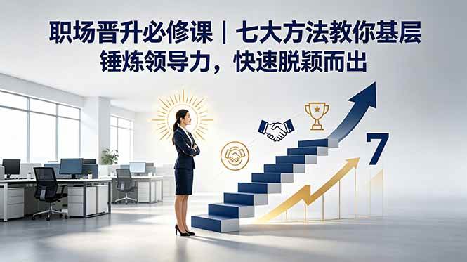 (18629期)付费文章:职场晋升必修课|七大方法教你基层锤炼领导力,快速脱颖而出-卓越网创