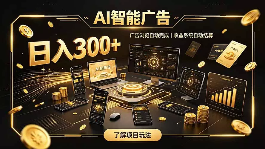 自研 AI 系统｜轻资产起步｜长期稳定收益｜宝妈 上班族轻轻松松日入300+-卓越网创