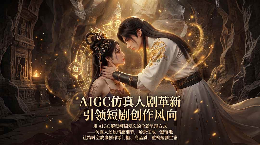 (18199期)AIGC 仿真人短剧创作革新,解锁仙侠爱恋全新呈现,一键出高质场景,零门槛打造爆款剧集 (18199期)AIGC 仿真人短剧创作革新,解锁仙侠爱恋全新呈现,一键出高质场景,零门槛打造爆款剧集