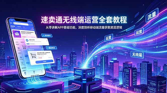 (18904期)速卖通无线端运营全套教程,从零讲解APP基础功能,深度剖析移动端流量获取底层逻辑 (18904期)速卖通无线端运营全套教程,从零讲解APP基础功能,深度剖析移动端流量获取底层逻辑