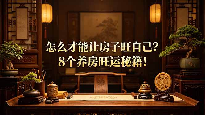 （19023期）付费文章：怎么才能让房子旺自己？8个养房旺运秘籍！-卓越网创