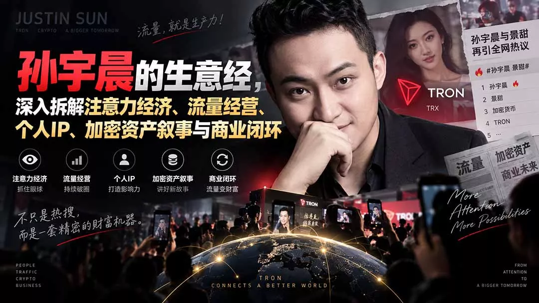某星球精华文章——孙宇晨的生意经，深入拆解注意力经济、流量经营、个人IP、加密资产叙事与商业闭环
