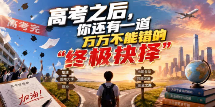 付费文章：高考之后，你还有一道万万不能错的“终极抉择”-卓越网创