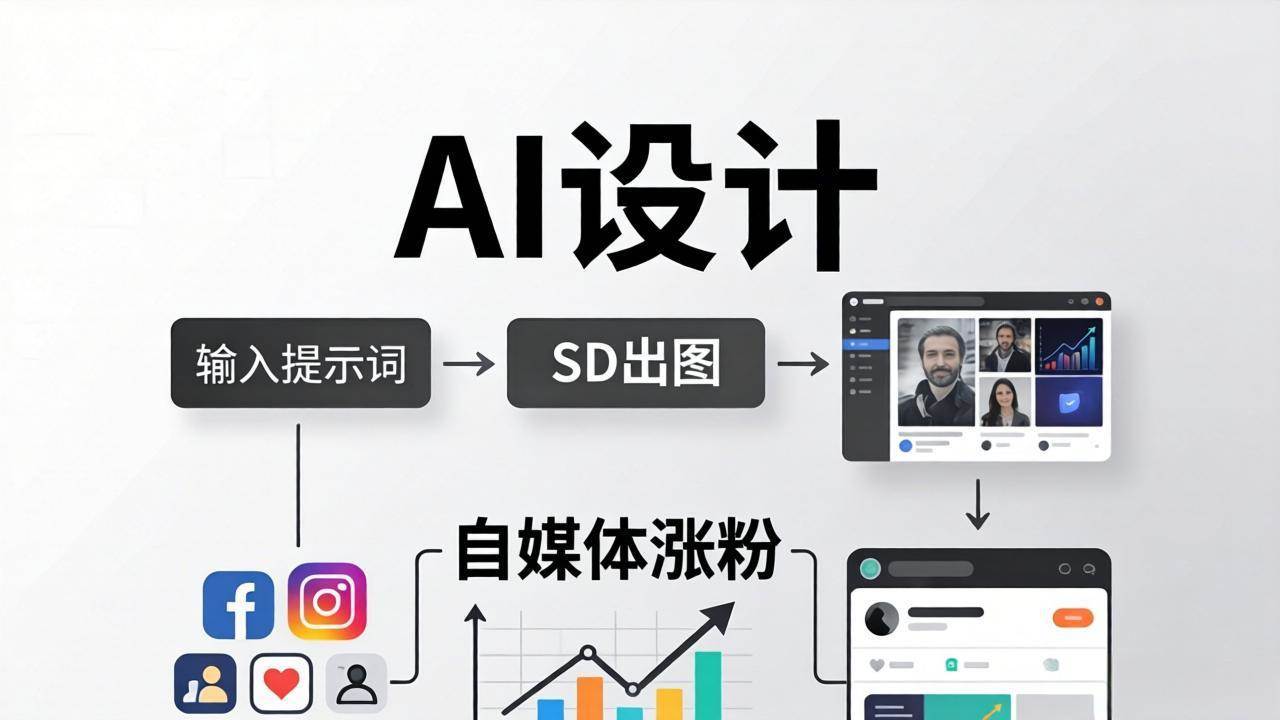 (18136期)人人都是AI设计师:SD出图+自媒体涨粉一站教学,告别图文素材焦虑,AI设计让你轻松避开内卷 (18136期)人人都是AI设计师:SD出图+自媒体涨粉一站教学,告别图文素材焦虑,AI设计让你轻松避开内卷