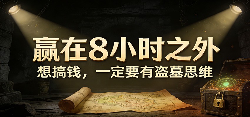 公众号付费文章《赢在8小时之外,想搞钱,一定要有盗墓思维》-卓越网创