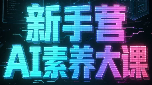 破局俱乐部·破局行动新手营AI素养大课-卓越网创