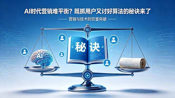 (18600期)AI时代营销难平衡?既抓用户又讨好算法的秘诀来了【原创双语字幕】-卓越网创