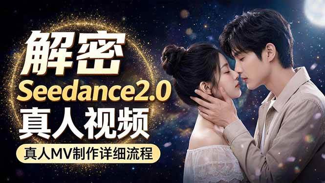 (18289期)Seedance 2.0电影级真人 MV全流程拆解:提示词、运镜、粒子特效,手把手实操 (18289期)Seedance 2.0电影级真人 MV全流程拆解:提示词、运镜、粒子特效,手把手实操