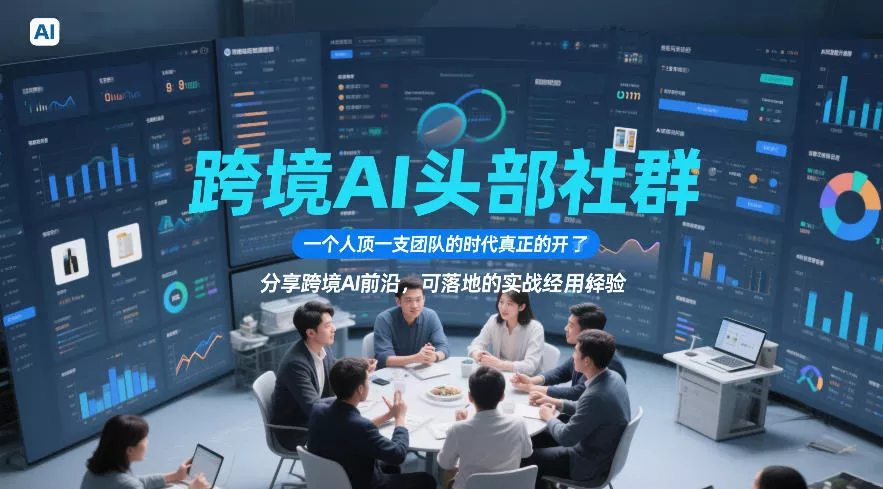 跨境AI头部社群,一个人顶一支团队的时代真正的开始了,分享跨境AI前沿,可落地的实战经验(更新6月29日) 跨境AI头部社群,一个人顶一支团队的时代真正的开始了,分享跨境AI前沿,可落地的实战经验(更新6月29日)