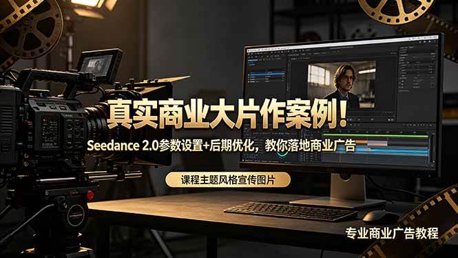 (18484期)真实商业大片作案例!Seedance 2.0参数设置+后期优化,教你落地商业广告 (18484期)真实商业大片作案例!Seedance 2.0参数设置+后期优化,教你落地商业广告
