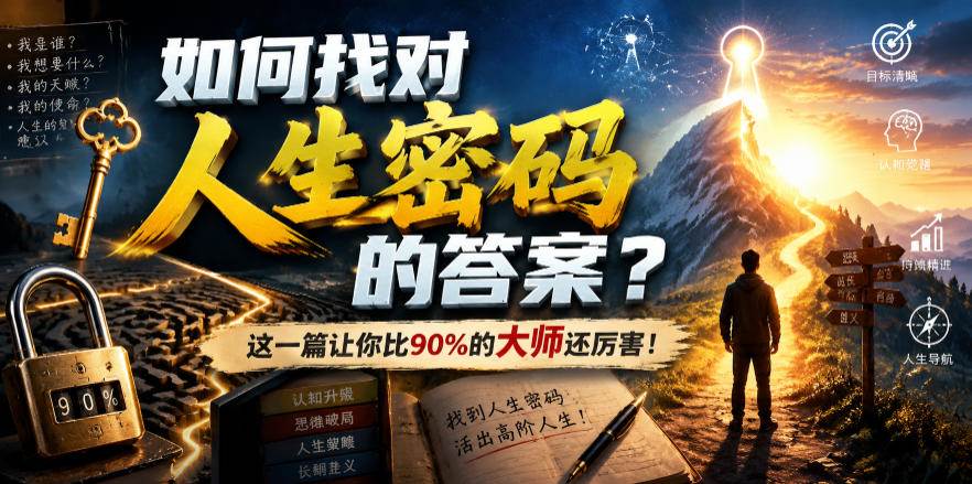 (19601期)付费文章:如何找对人生密码的答案?这一篇让你比90%的大师还厉害! (19601期)付费文章:如何找对人生密码的答案?这一篇让你比90%的大师还厉害!