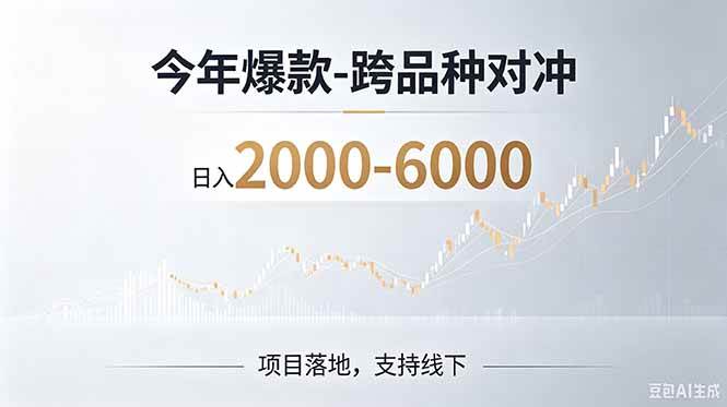 （19150期）2026创业新风口—跨品种对冲震撼首发！日收益2000-6000+，项目绿色长久，安全稳健-卓越网创