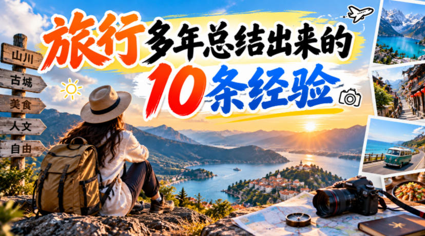 付费文章：旅行多年总结出来的10条经验-卓越网创