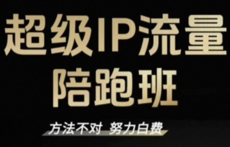 阿昱老师·超级IP流量陪跑班-卓越网创