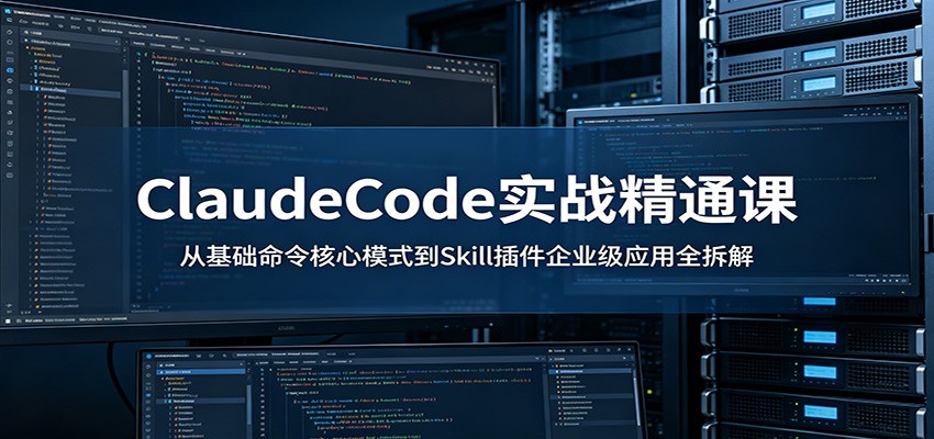 ClaudeCode实战精通课:从基础命令核心模式到Skill插件企业级应用全拆解-卓越网创