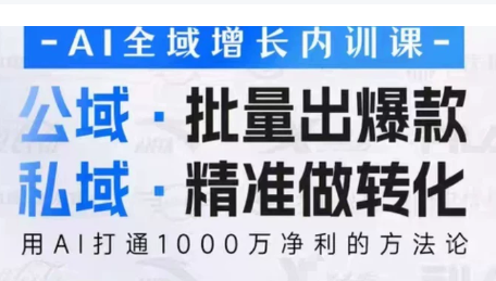 吴思晓·2026AI全域增长内训课+思维导图-卓越网创