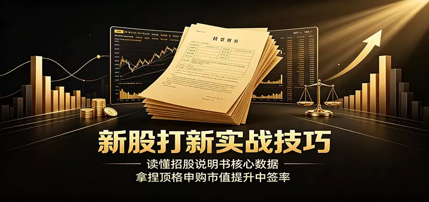 新股打新实战技巧:读懂招股说明书核心数据,拿捏顶格申购市值提升中签率-卓越网创