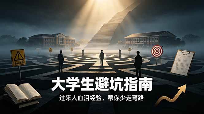 （19195期）付费文章：大学生避坑指南 ，过来人血泪经验，帮你少走弯路-卓越网创