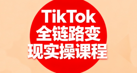 小杨老师·TikTok全链路变现实操课程-卓越网创