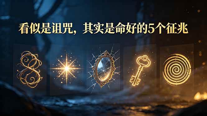 （19089期）付费文章：看似是诅咒，其实是命好的5个征兆-卓越网创