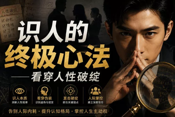 付费文章:识人的终极心法——看穿人性破绽 付费文章:识人的终极心法——看穿人性破绽