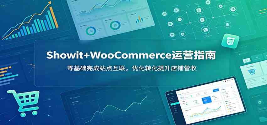 Showit+WooCommerce运营指南：零基础完成站点互联，优化转化提升店铺营收-卓越网创